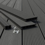 Πάτωμα WPC Deck 3D Γκρι W05, 25 x 140 x 4000mm (0,56m²) - Image 2
