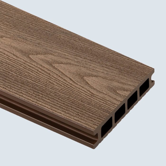 Πάτωμα WPC Deck 3D Καφέ W02, 25 x 140 x 4000mm (0,56m²) - Image 3