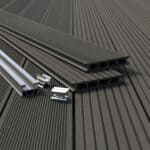 Πάτωμα WPC Deck Γκρί Σκούρο D04, 25 x 150 x 4000mm (0,60m²) - Image 2