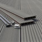Πάτωμα WPC Deck Γκρι Ανοιχτό D05, 25 x 150 x 4000mm (0,60m²) - Image 2