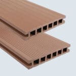 Πάτωμα WPC Deck Commercial Καφέ Ανοιχτό E01, 22 x 140 x 4000mm