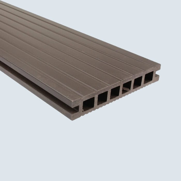 Πάτωμα WPC Deck Commercial Καφέ Σκούρο E02, 22 x 140 x 4000mm (0,56m²) - Image 2