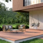 Πάτωμα WPC Deck Οξυά D08, 25 x 150 x 4000mm