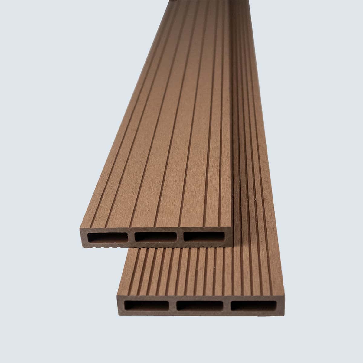 Περίφραξη WPC Καφέ Ανοιχτό P02, 20 x 120 x 3600mm