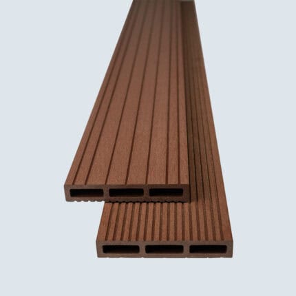 Περίφραξη WPC Καφέ Σκούρο P03, 20 x 120 x 3600mm