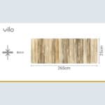 Πλαστική Επένδυση Ραμποτέ PVC VILO Reclaimed Wood, 2650 x 250 x 8mm - Image 3