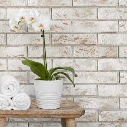 Πλαστική Επένδυση Ραμποτέ PVC VILO Rusty Brick, 2650 x 250 x 8mm