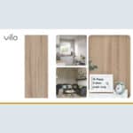 Πλαστική Επένδυση Ραμποτέ PVC VILO Toffy Wood, 2650 x 250 x 8mm - Image 4