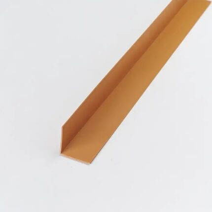 L-προφίλ για πλαστικές επενδύσεις PVC Ραμποτέ Golden Oak, 3000mm