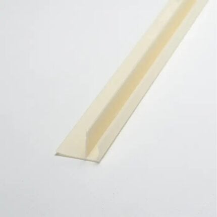F-προφίλ για πλαστικές επενδύσεις PVC Ραμποτέ Light Wood, 3000mm